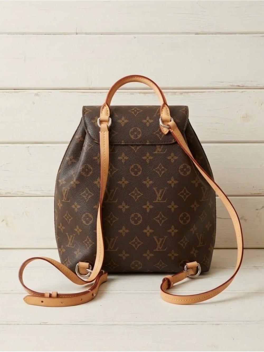 Monogram Canvas Backpack - Picture 2 of 7